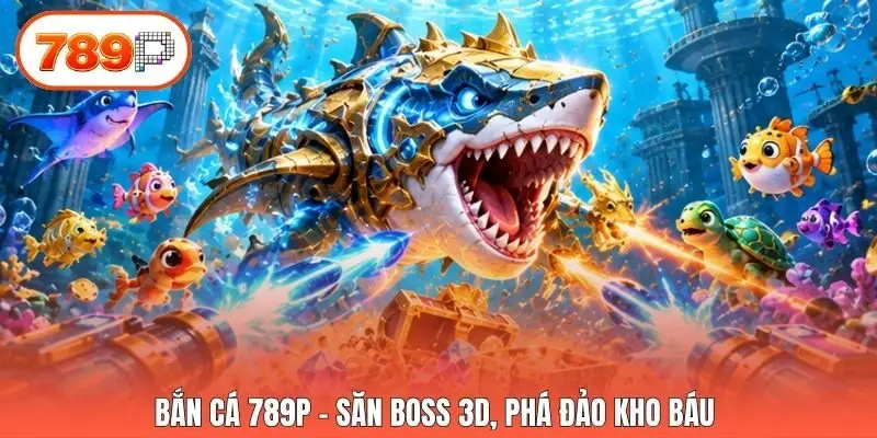 Bắn cá 789p - Săn Boss 3D, phá đảo kho báu
