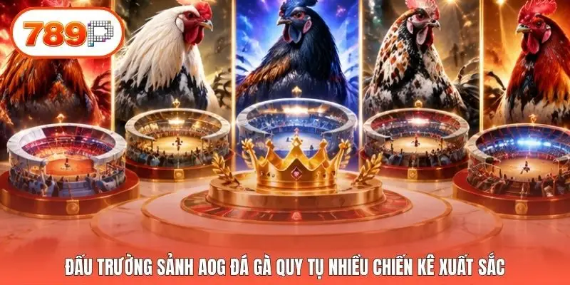 Đấu trường sảnh AOG Đá Gà quy tụ nhiều chiến kê xuất sắc